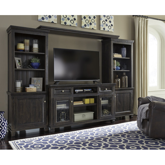 Laurel Foundry Modern Farmhouse Carlene Solid Wood Entertainment Center for TVs up to 65 inches